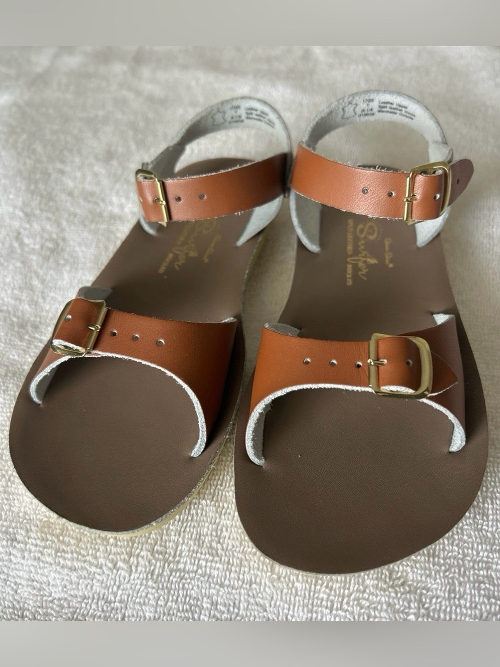 Sun Sam Surfer Sandals
For Girls, Size 1, Color Brown, New no Box, no